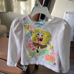 -NICKELODEON Sponge Bob GIRL BLOUSE SIZE 4
